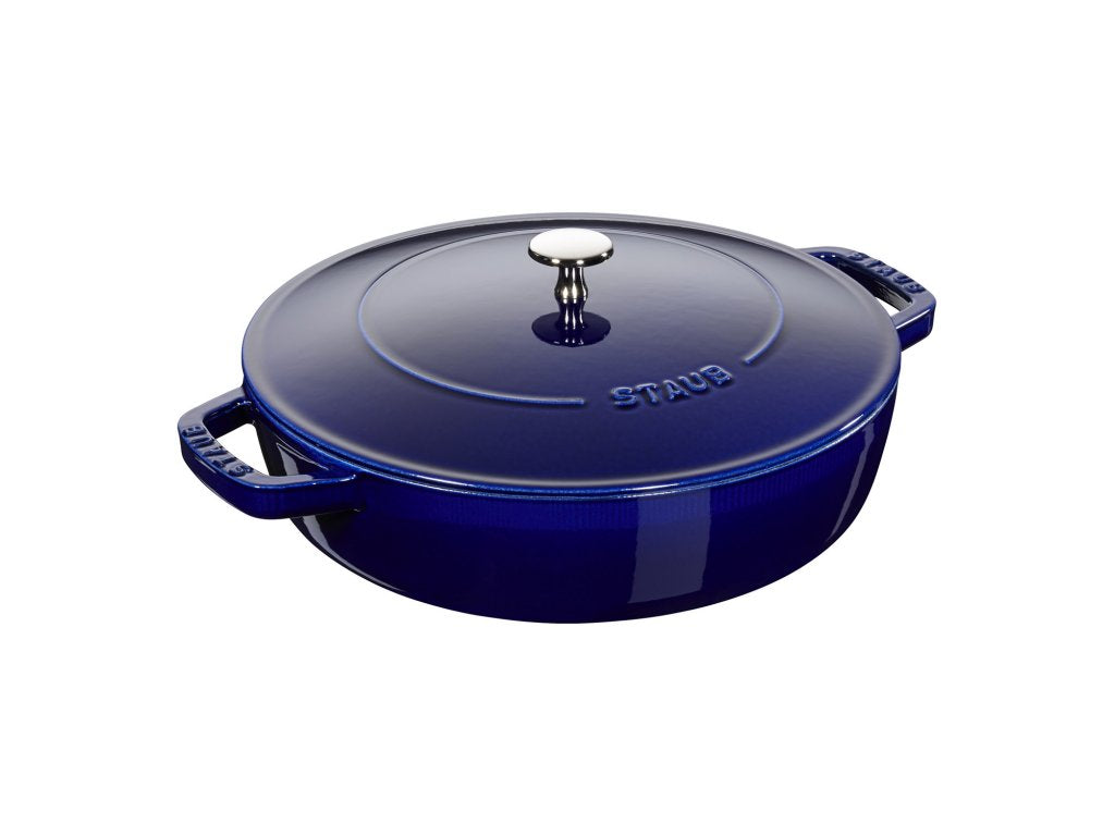 Staub Gryta CHISTERA 24 cm, mörkblå, gjutjärn
