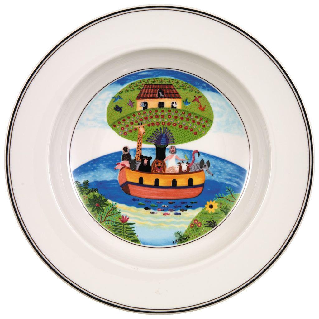 Villeroy & Boch Design Naif Djup tallrik Noahs ark 221 mm