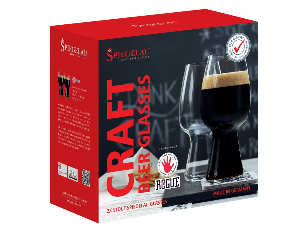 Spiegelau Ölglas STOUT CRAFT BEER 600 ml, set i 2 delar