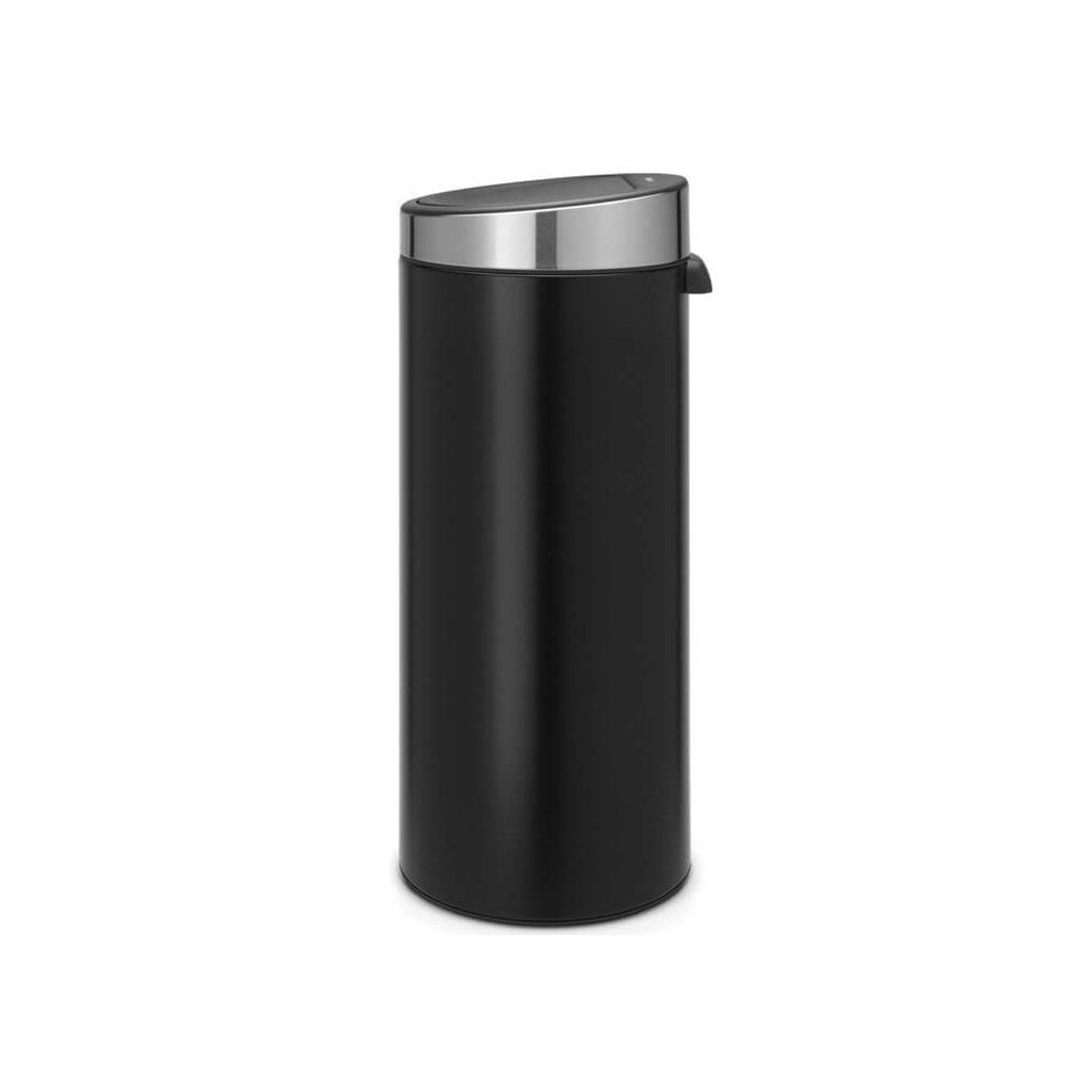 Brabantia Soptunna med trycklock TOUCH BIN NY 30 l, matt svart med matt lock