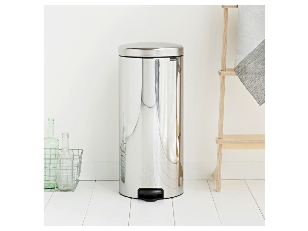 Brabantia Pedalhink NEWICON 30 l, blankt stål