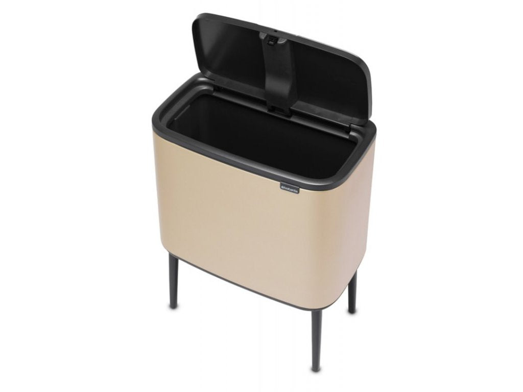 Brabantia Soptunna med trycklock TOUCH BIN 36 l, champagne