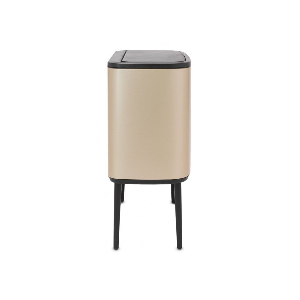 Brabantia Soptunna med trycklock TOUCH BIN 36 l, champagne