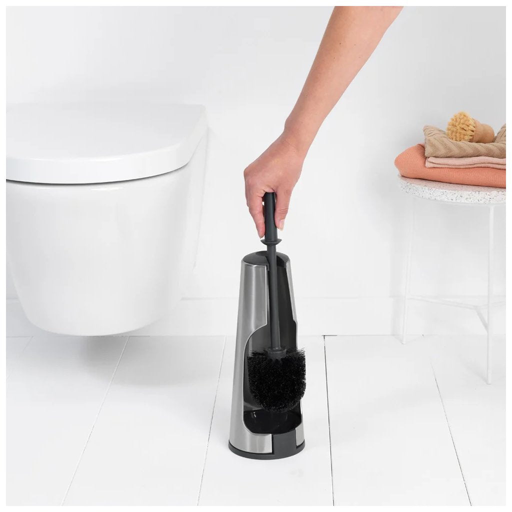 Brabantia Toalettborsthållare, matt stål