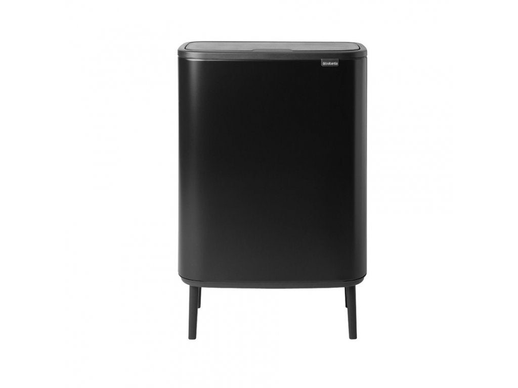 Brabantia Soptunna med trycklock BO HI 60 l, svart