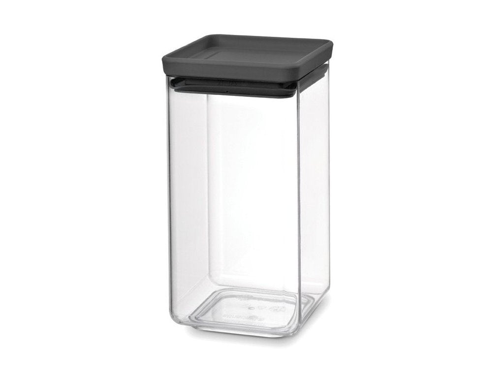 Brabantia Matförvaring TASTY PLUS 1,6 l, mörkgrå, plast