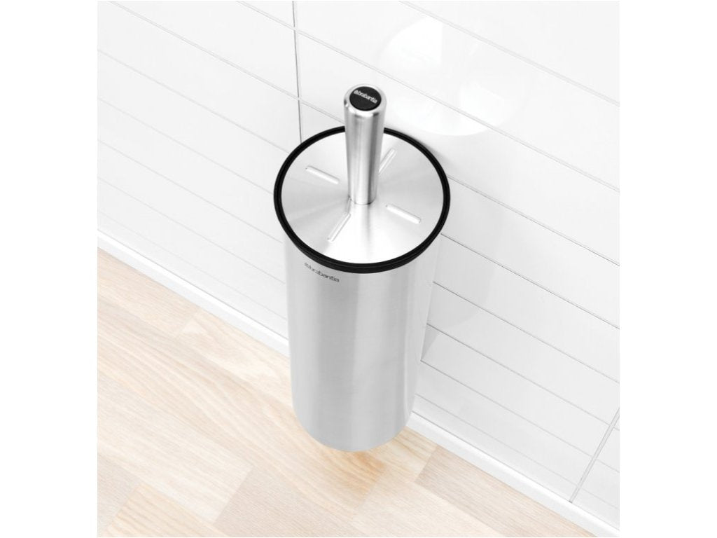 Brabantia Toalettborsthållare, matt stål