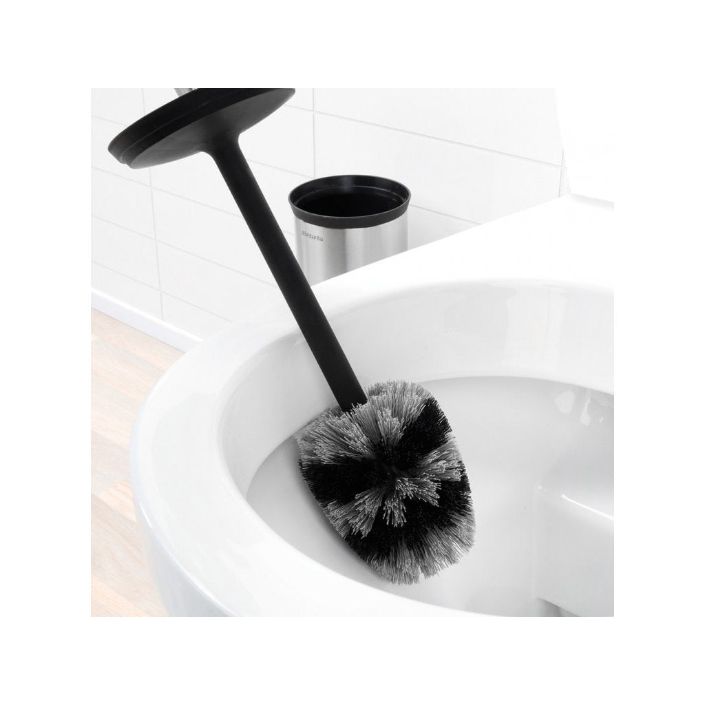 Brabantia Toalettborsthållare, matt stål