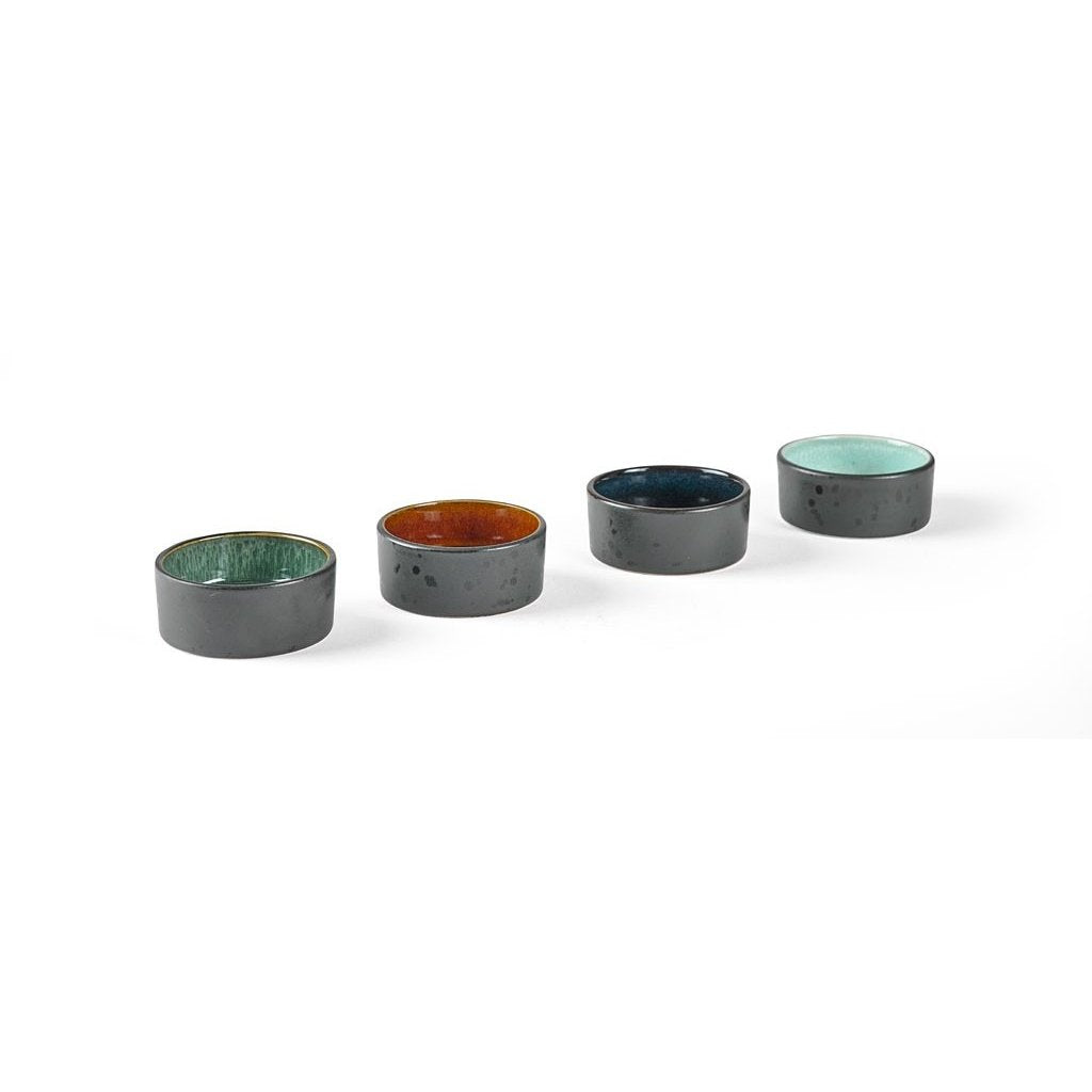 Bitz Tapasskål 7,5 cm, set i 4 delar, svart