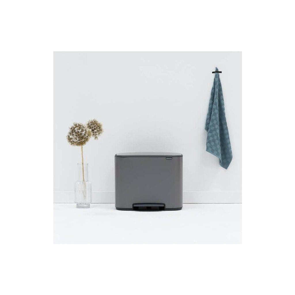 Brabantia Pedalhink BO 3 x 11 l, platina