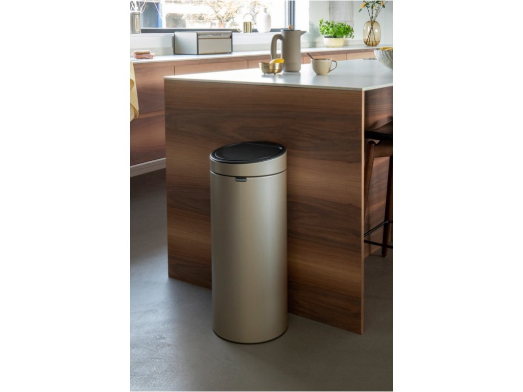 Brabantia Soptunna med trycklock TOUCH BIN NY 30 l, champagne