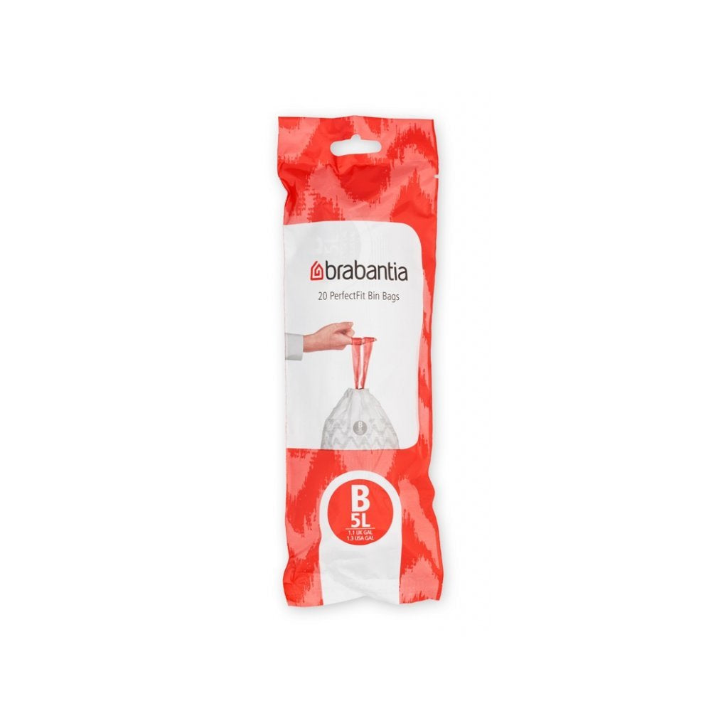 Brabantia Soppåsar B PerfectFit 5 l, 20 st