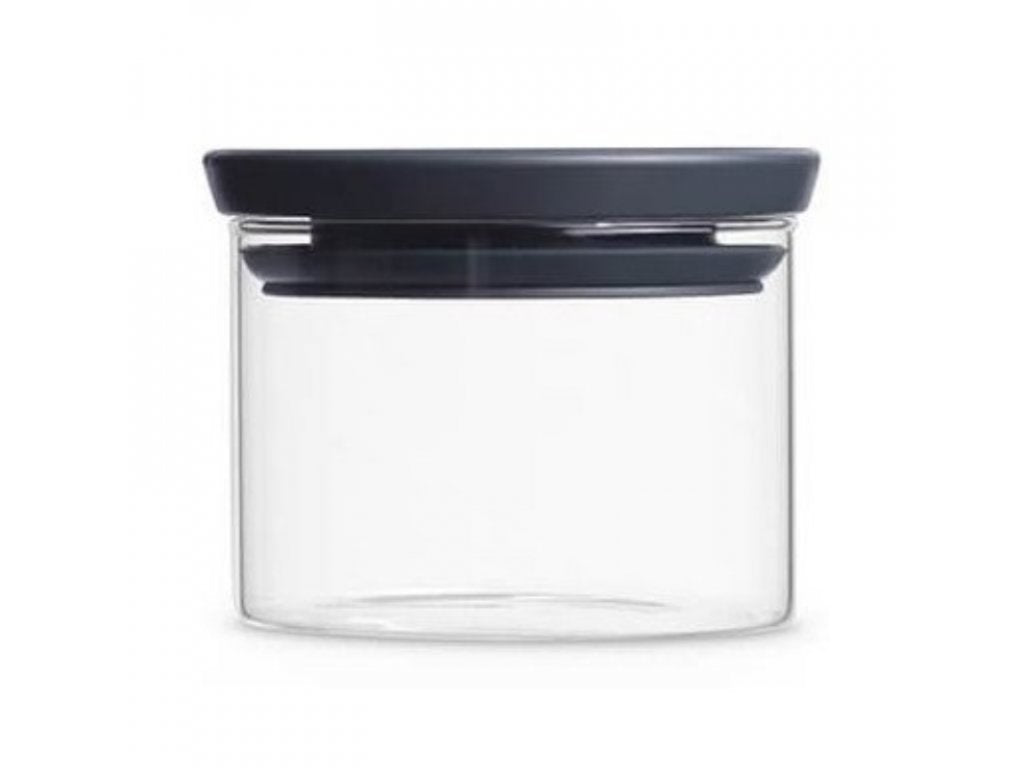 Brabantia Köksförvaringsburk 300 ml, med mörkgrått lock
