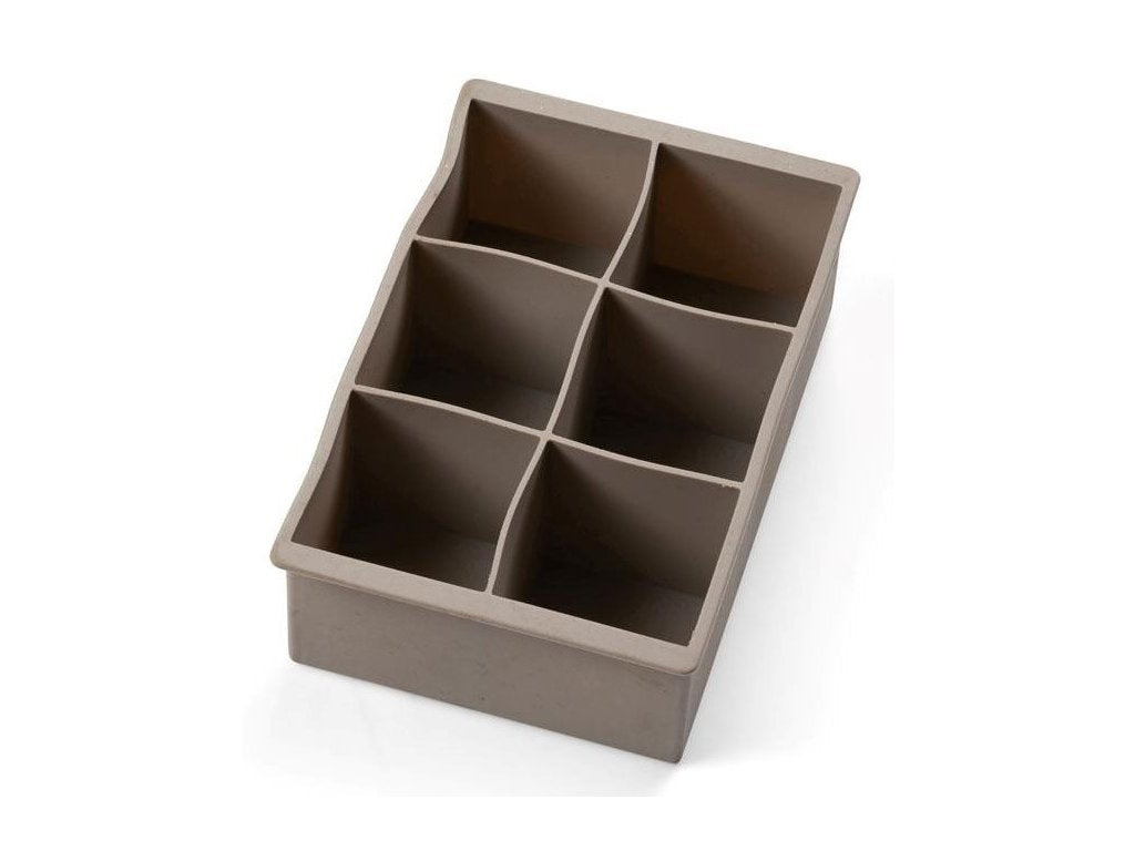 Bitz Isbitsform, för 6 extra stora isbitar, silikon