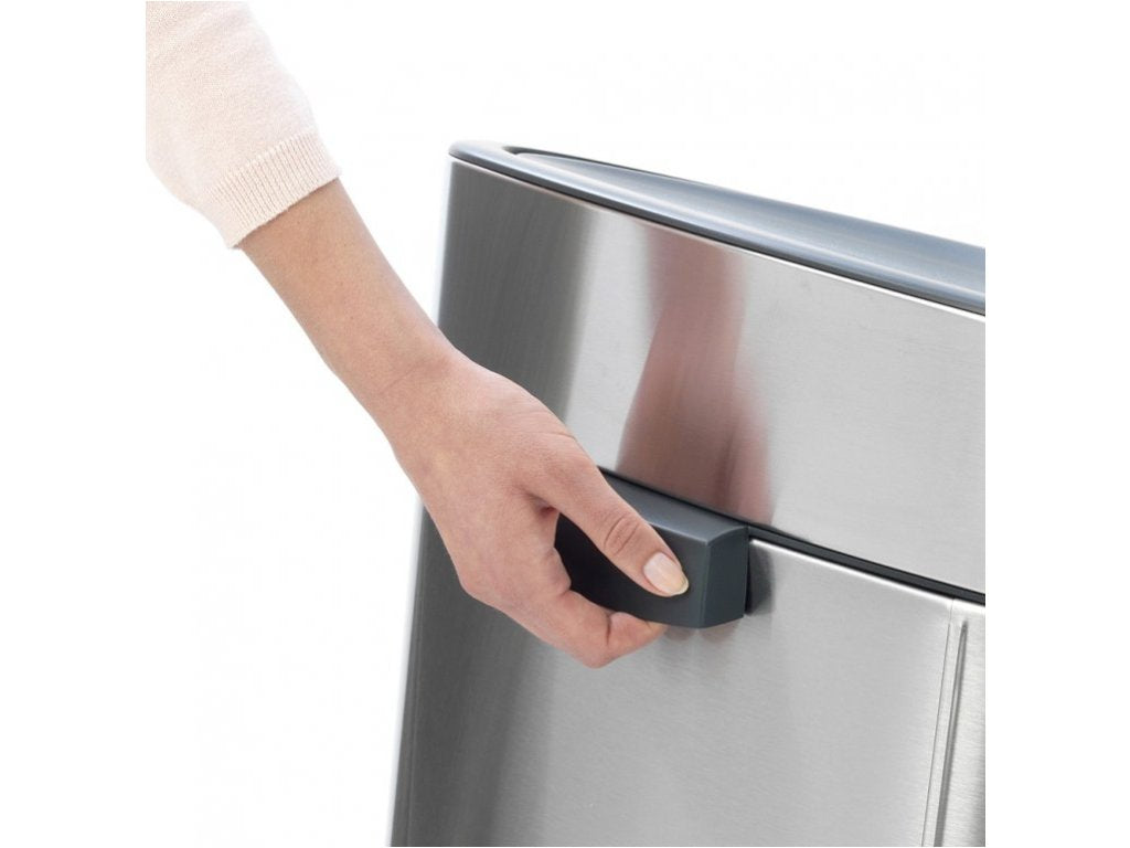 Brabantia Soptunna med trycklock TOUCH BIN NY 40 l, fingeravtryckssäker, matt stål