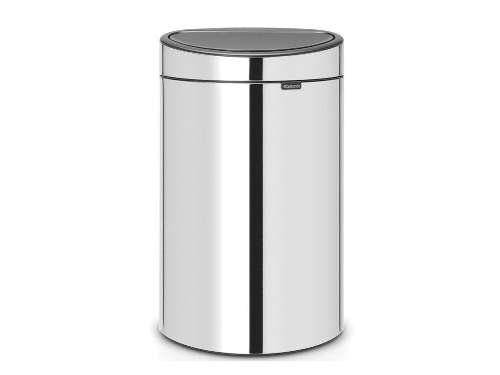 Brabantia Soptunna med trycklock TOUCH BIN NY 40 l, blankt stål