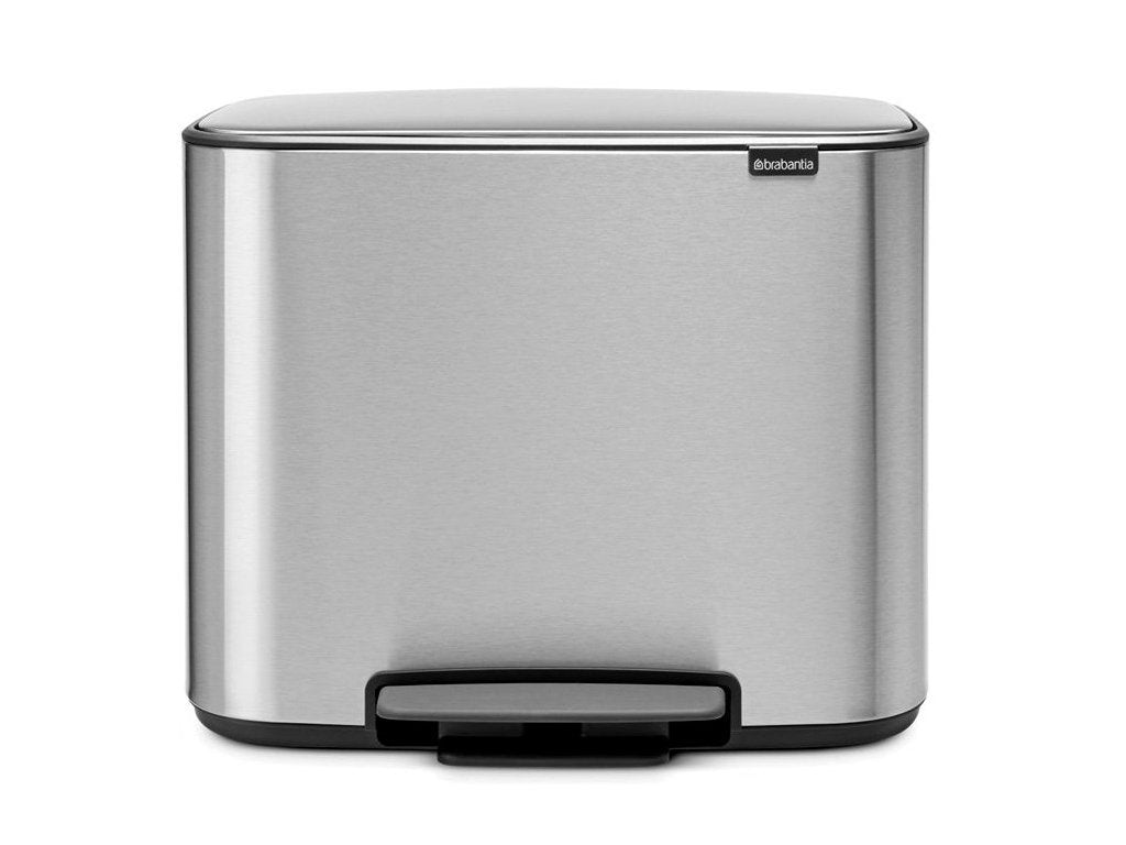 Brabantia Pedalhink BO 3 x 11 l, matt stål