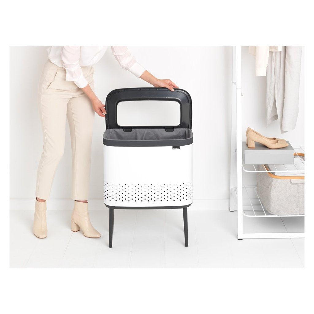 Brabantia Tvätttunna BO 60 l, vit