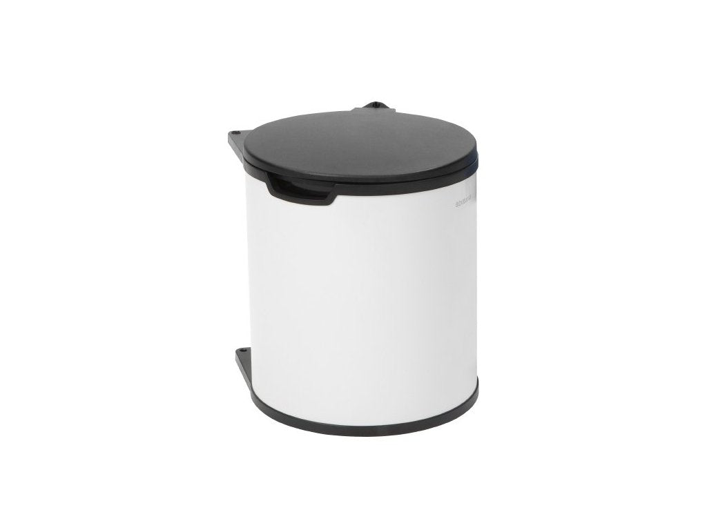 Brabantia Inbyggd soptunna 15 l, vit