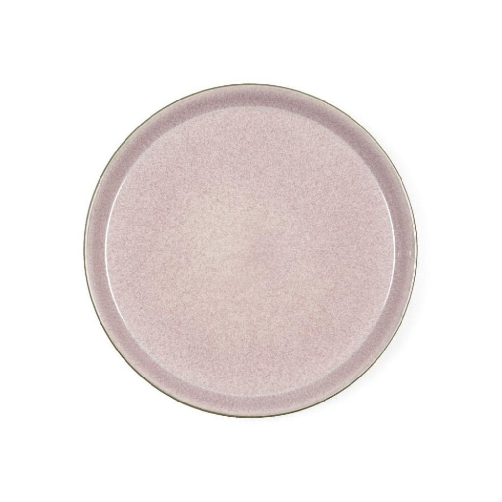 Bitz Middagstallrik 27 cm, grå/rosa