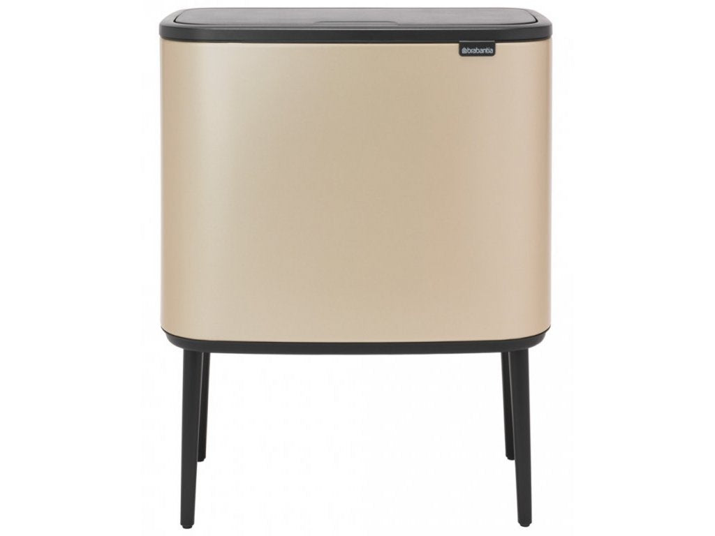 Brabantia Soptunna med trycklock BO 11 + 23 l, champagne