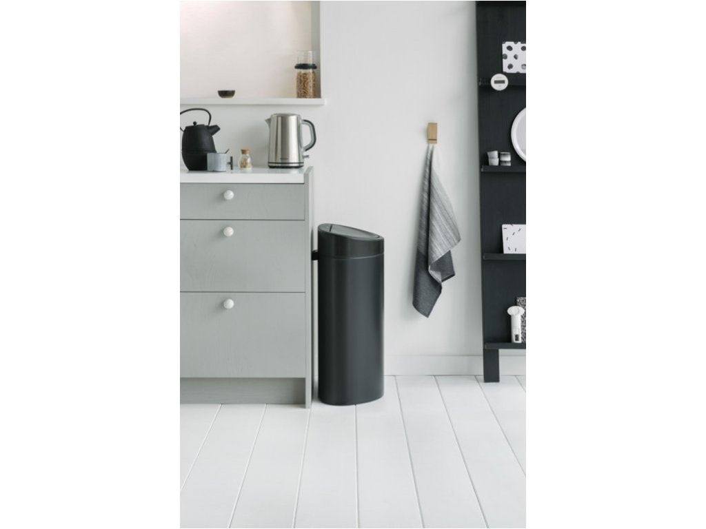 Brabantia Soptunna med trycklock TOUCH BIN NY 40 l, matt svart