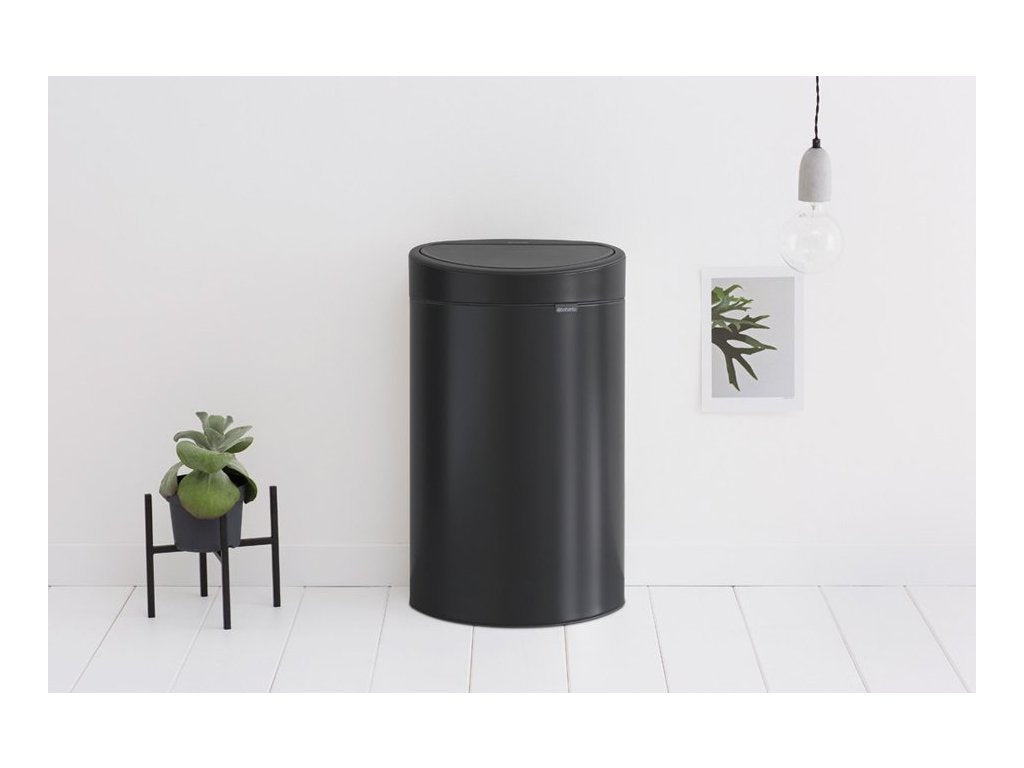Brabantia Soptunna med trycklock TOUCH BIN NY 40 l, matt svart