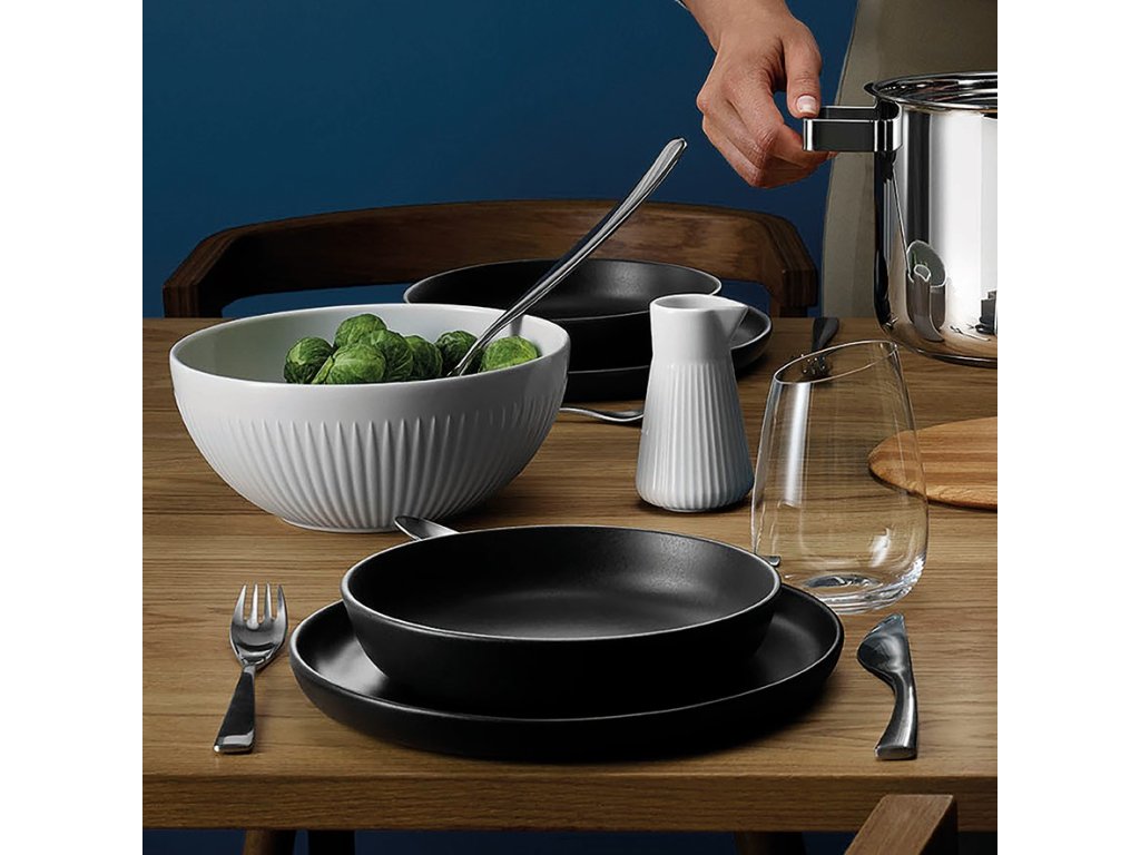Eva Solo Djup tallrik NORDIC KITCHEN 20 cm, svart, stengods
