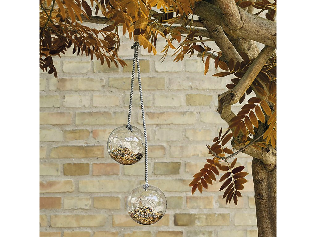 Eva Solo Fågelmatare, dubbel, glas