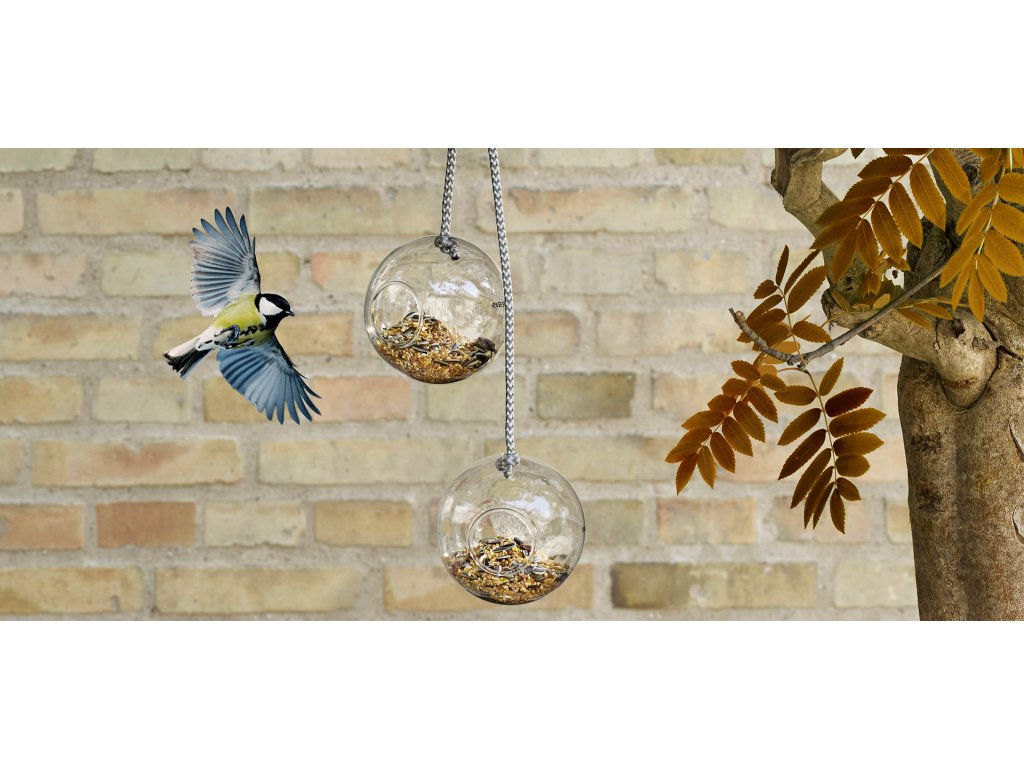 Eva Solo Fågelmatare, dubbel, glas