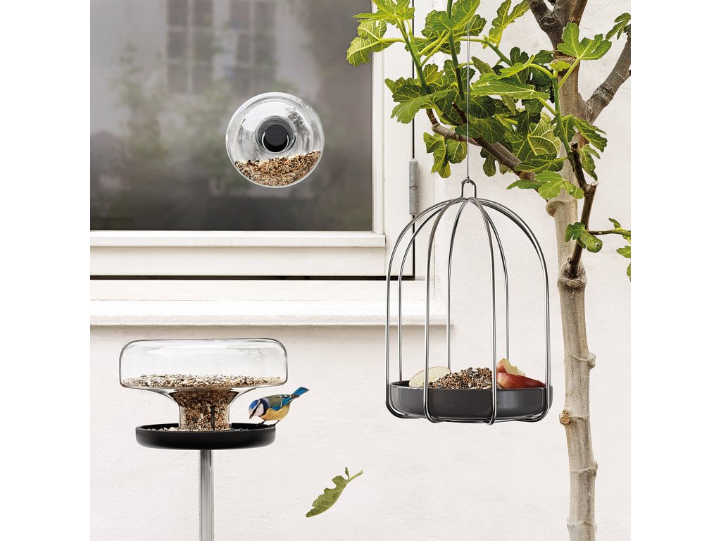 Eva Solo Fågelmatare 14 cm, monterad på fönstret