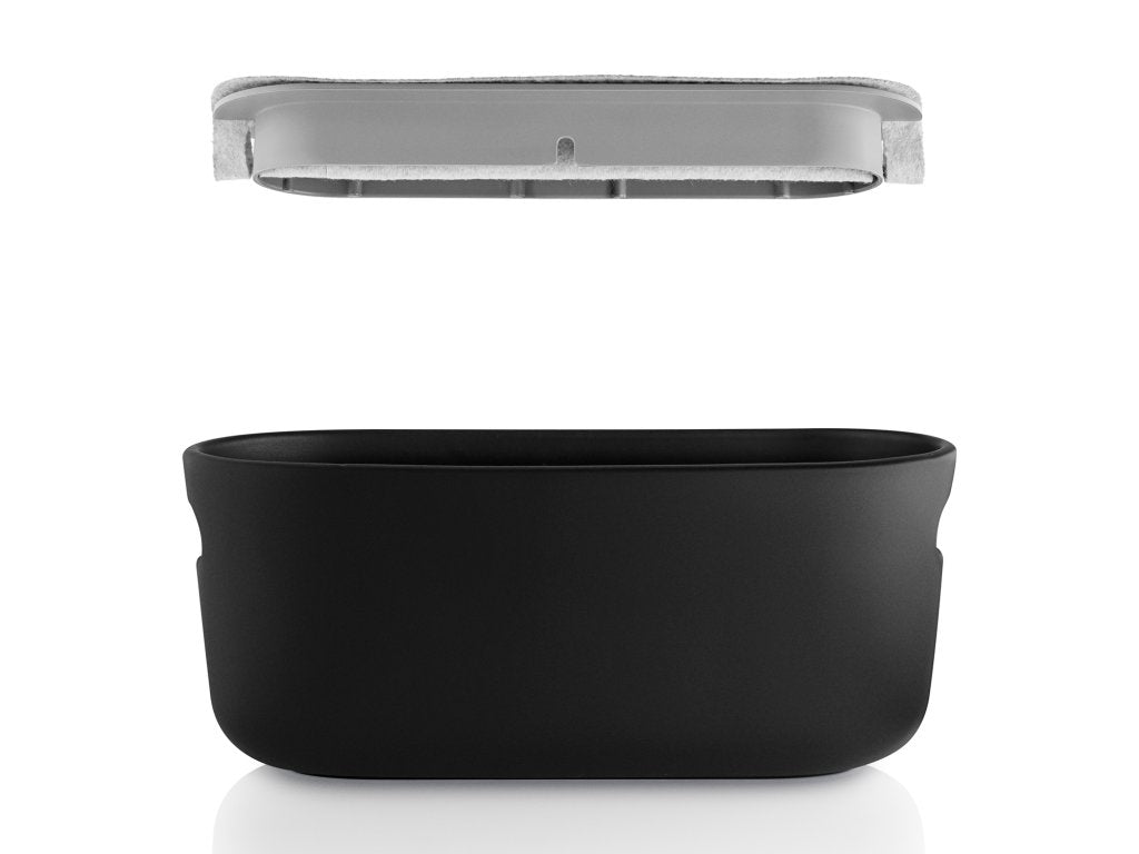 Eva Solo Självvattnande blomkruka 31 cm, svart, keramik