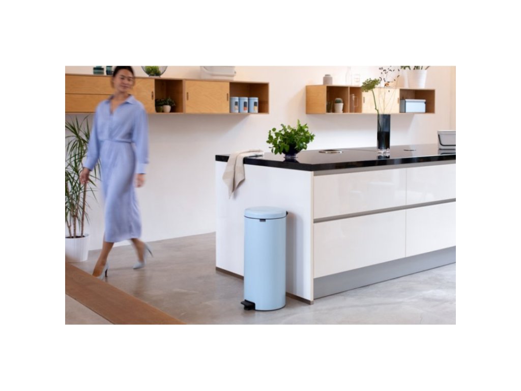 Brabantia Pedalhink NEWICON 30 l, ljusblå