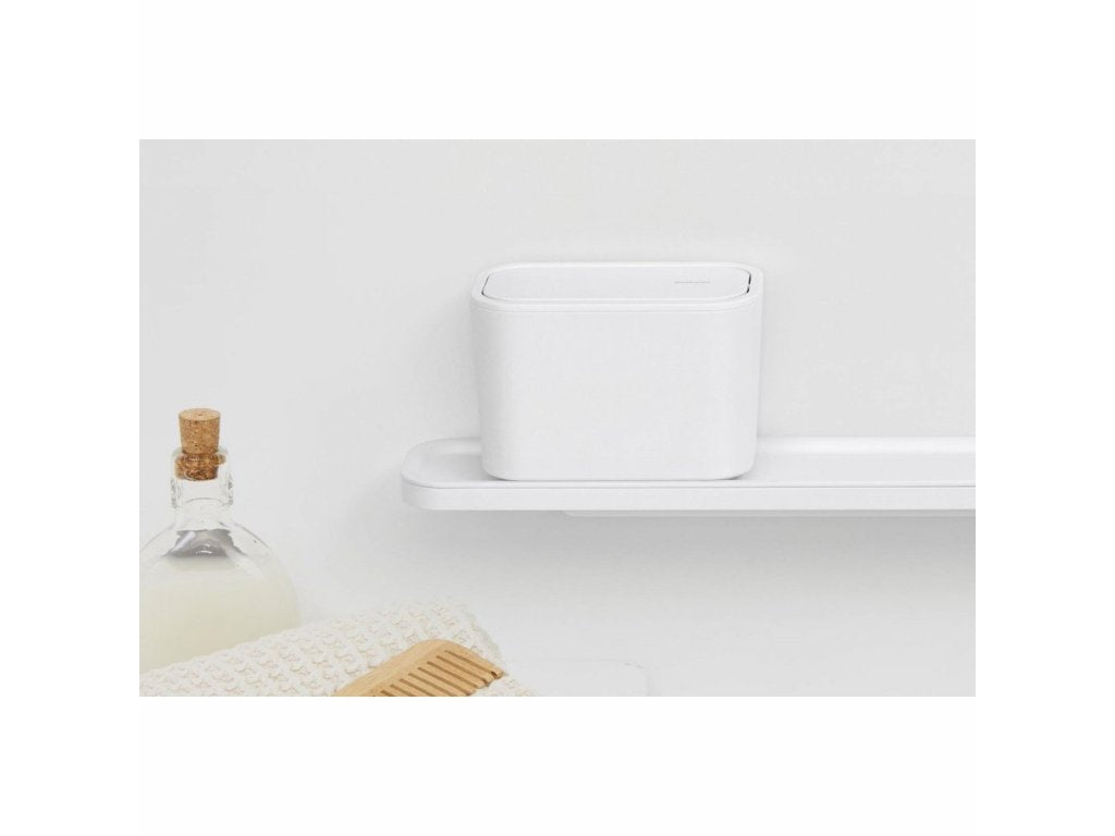 Brabantia Mini-soptunna för badrum MINDSET, mineralvit
