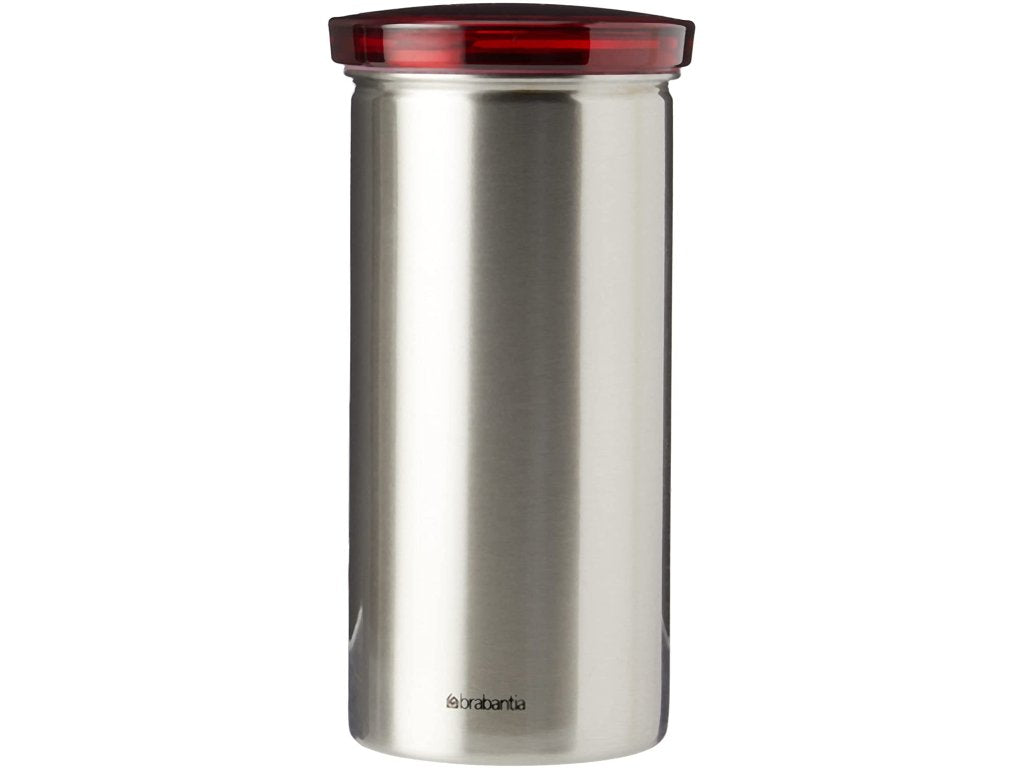 Brabantia Kaffekapselbehållare SENSEO 1,4 l, för 18 kapslar, rött lock