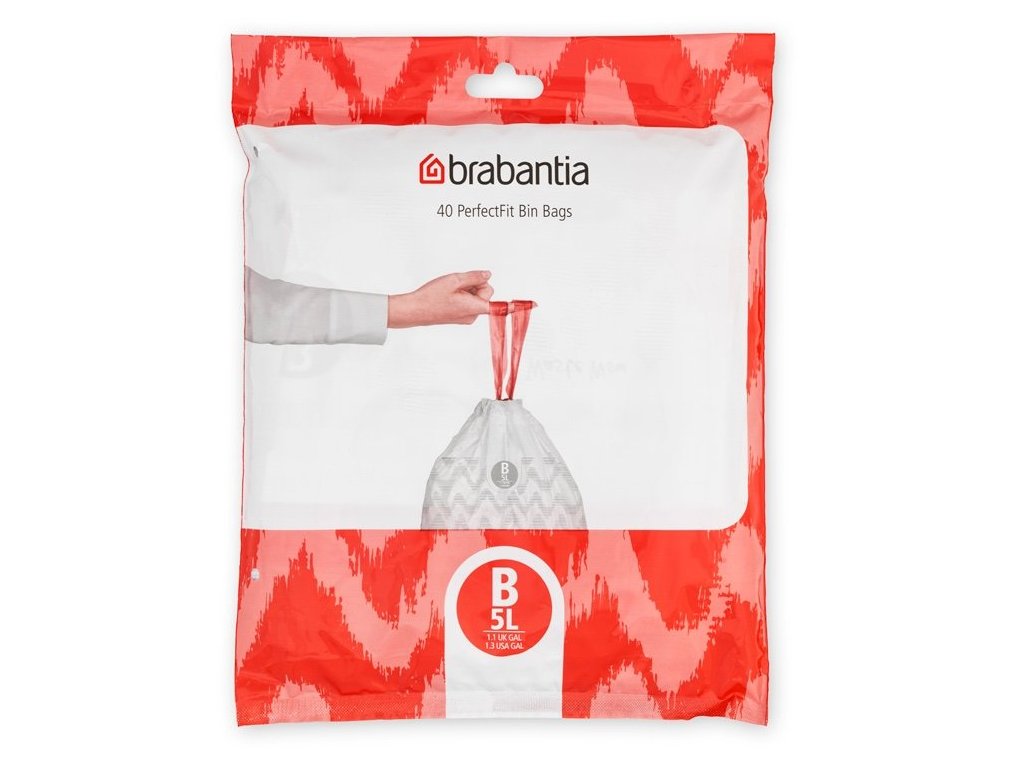 Brabantia Soppåsar B PERFECTFIT 5 l, 40 st