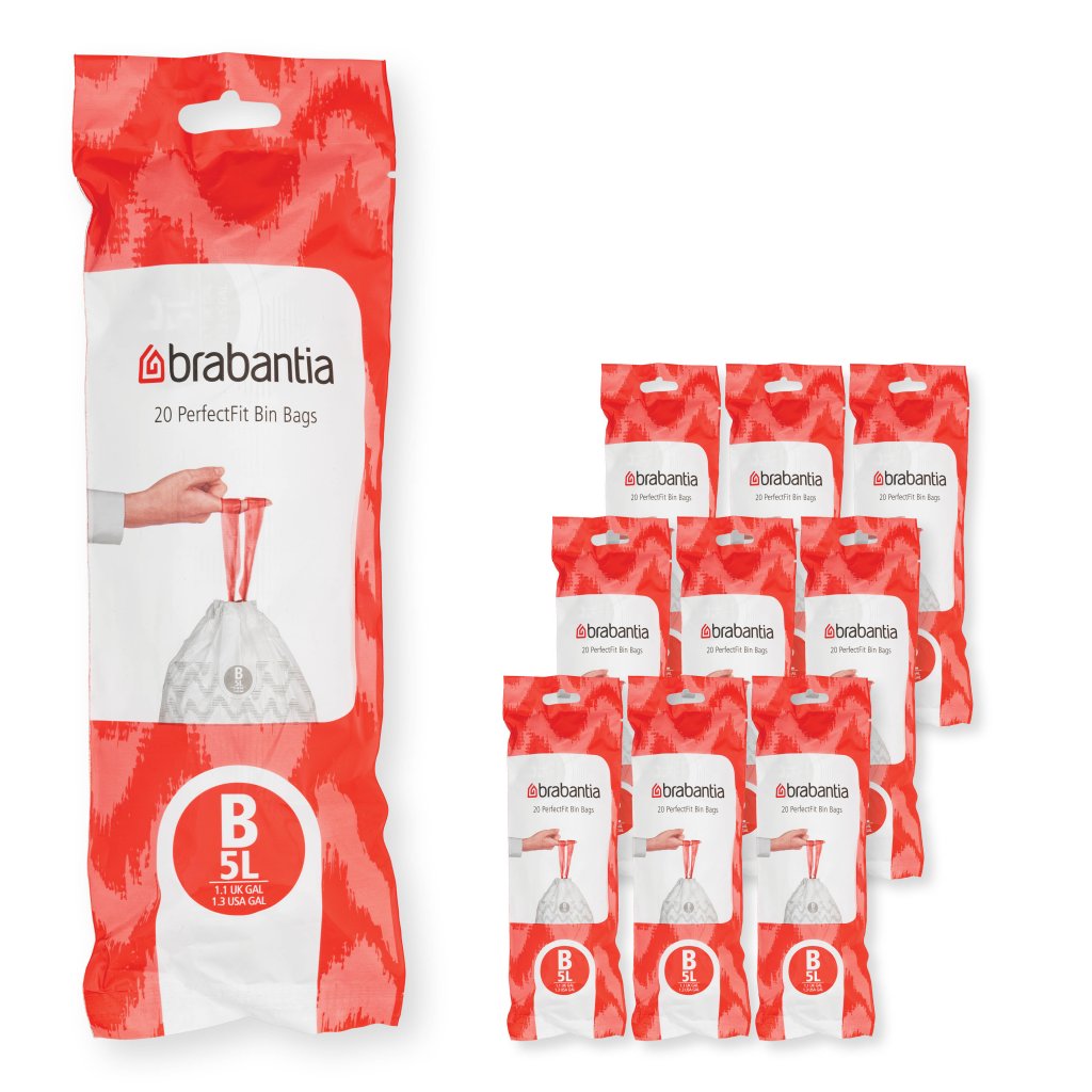 Brabantia Soppåsar B PERFECTFIT 5 l, 200 st