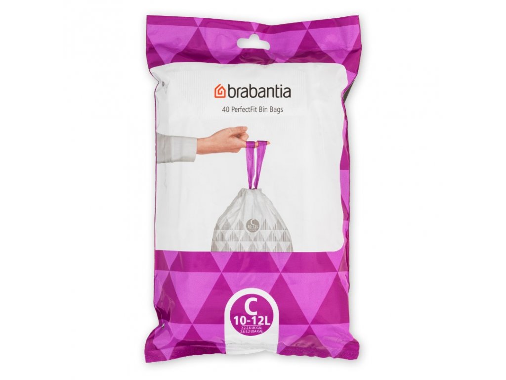 Brabantia Soppåsar C PERFECTFIT 10-12 l, 40 st