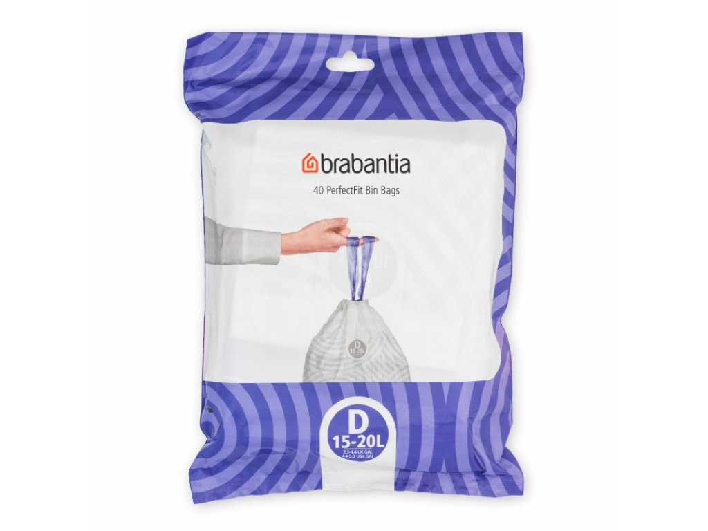 Brabantia Soppåsar D PERFECTFIT 15-20 l, 40 st