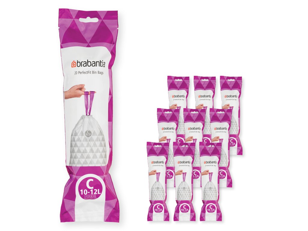 Brabantia Soppåsar C PERFECTFIT 10-12 l, 200 st
