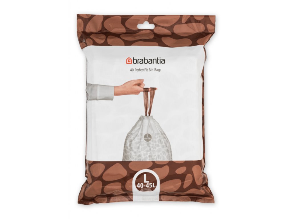 Brabantia Soppåsar L PERFECTFIT 40-45 l, 40 st