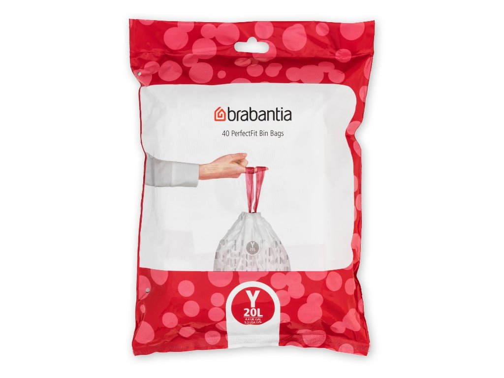 Brabantia Soppåsar Y PERFECTFIT 20 l, 40 st