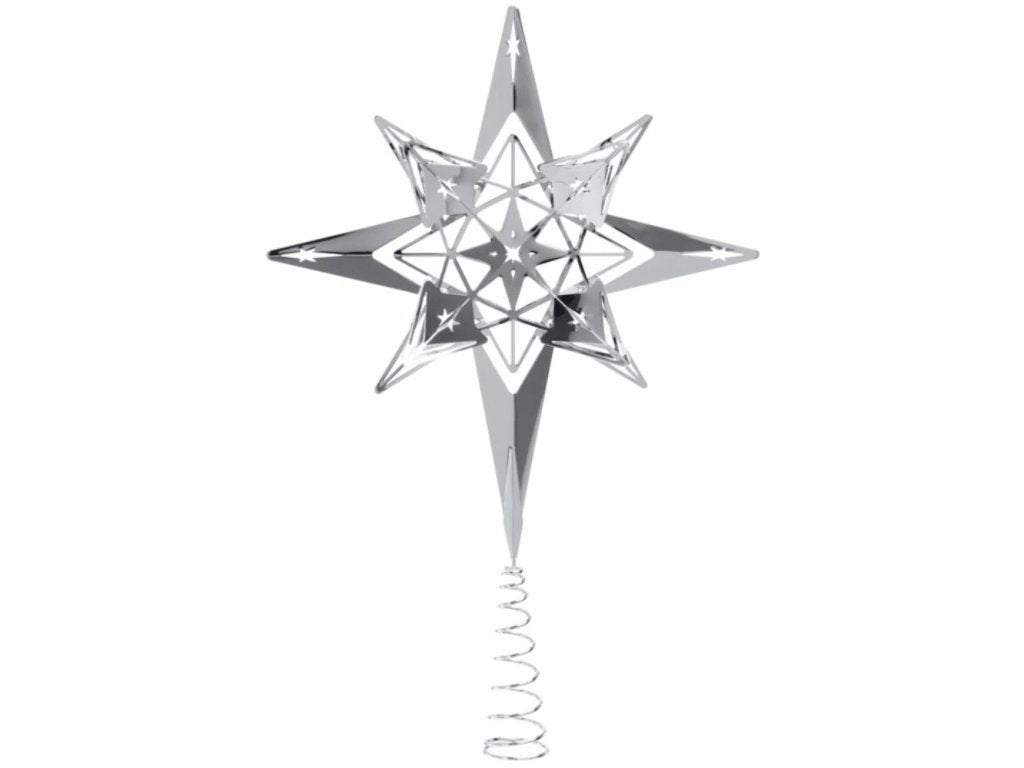 Rosendahl Julgransprydnad TOP STAR 32 cm, silverpläterad