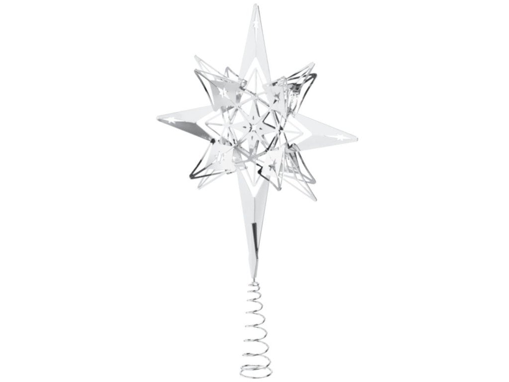 Rosendahl Julgransprydnad TOP STAR 32 cm, silverpläterad