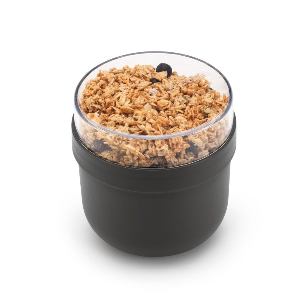 Brabantia Lunchskål MAKE & TAKE 500 ml, mörkgrå
