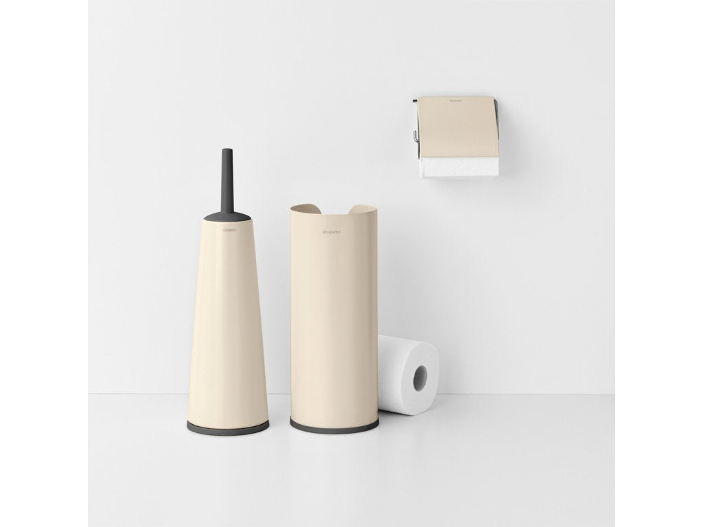 Brabantia Badrumstillbehörsset RENEW 3 st, mjuk beige