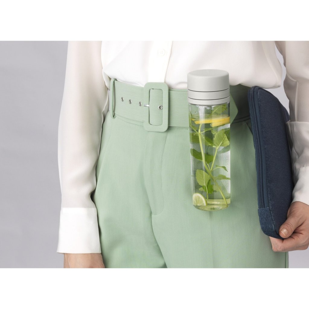 Brabantia Vattenflaska MAKE & TAKE 500 ml, ljusgrå