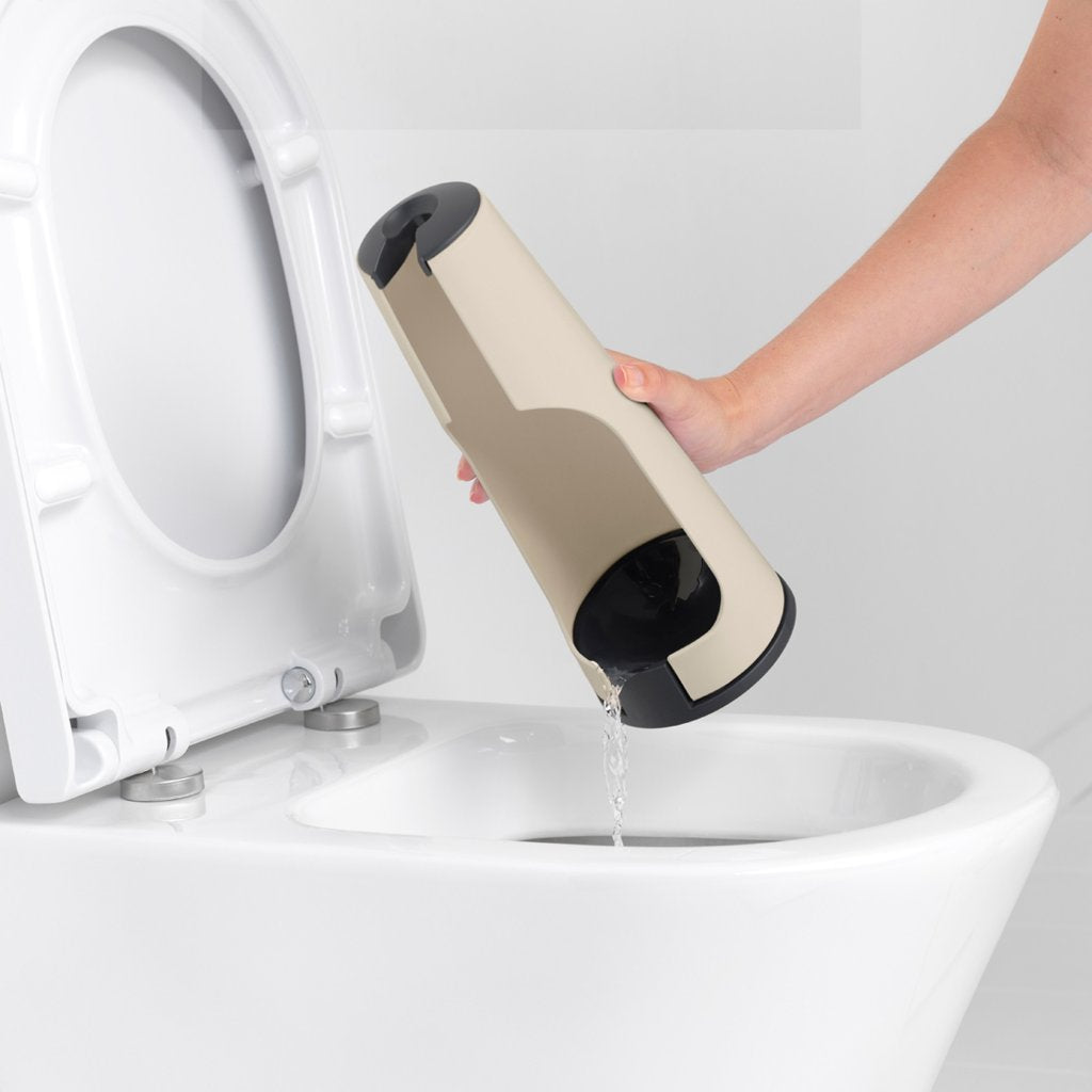 Brabantia Toalettborsthållare RENEW mjuk beige