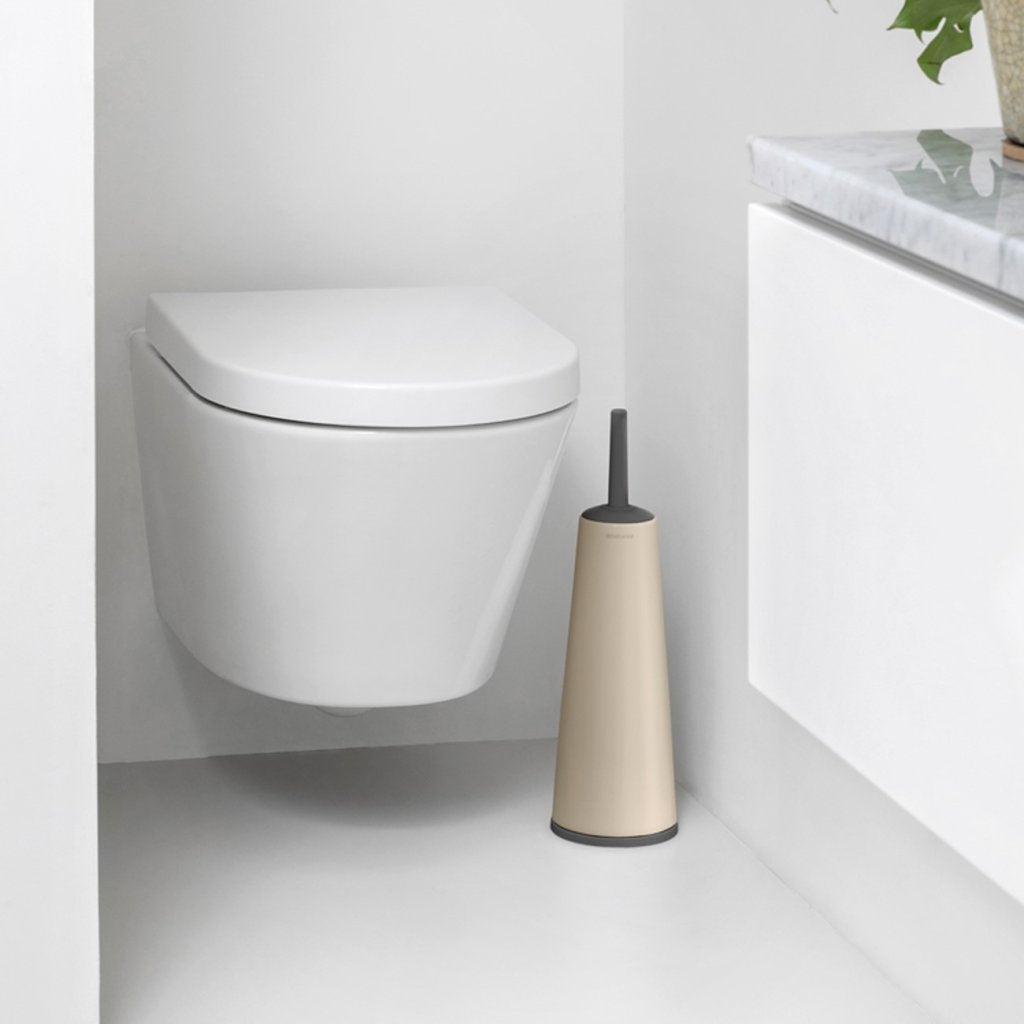Brabantia Toalettborsthållare RENEW mjuk beige