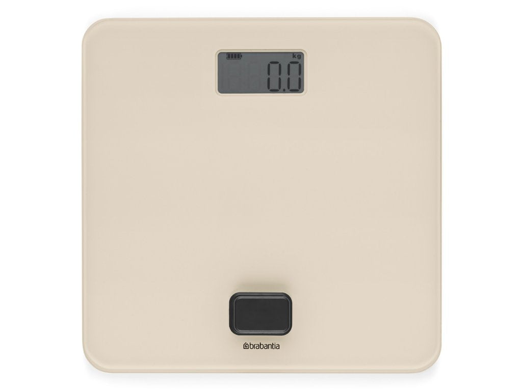 Brabantia Digital badrumsvåg RENEW mjuk beige, batterifri